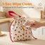 Bolsa de almuerzo estampado frutas aislada con cordón antifugas para adultos