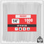Bridas blancas transparentes 14" 1000uds resistentes UV