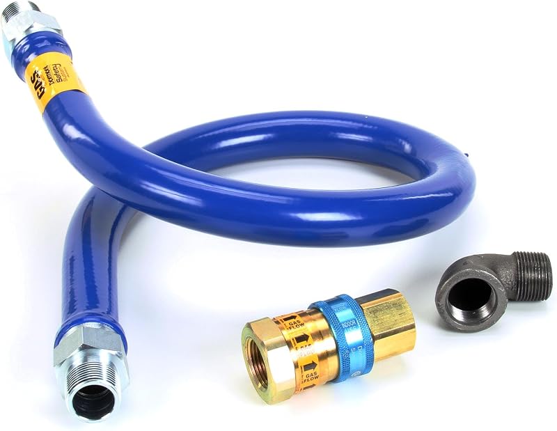 Manguera gas 1x48 con desconexión rápida