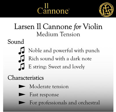 Juego violín mediano Il CANNONE