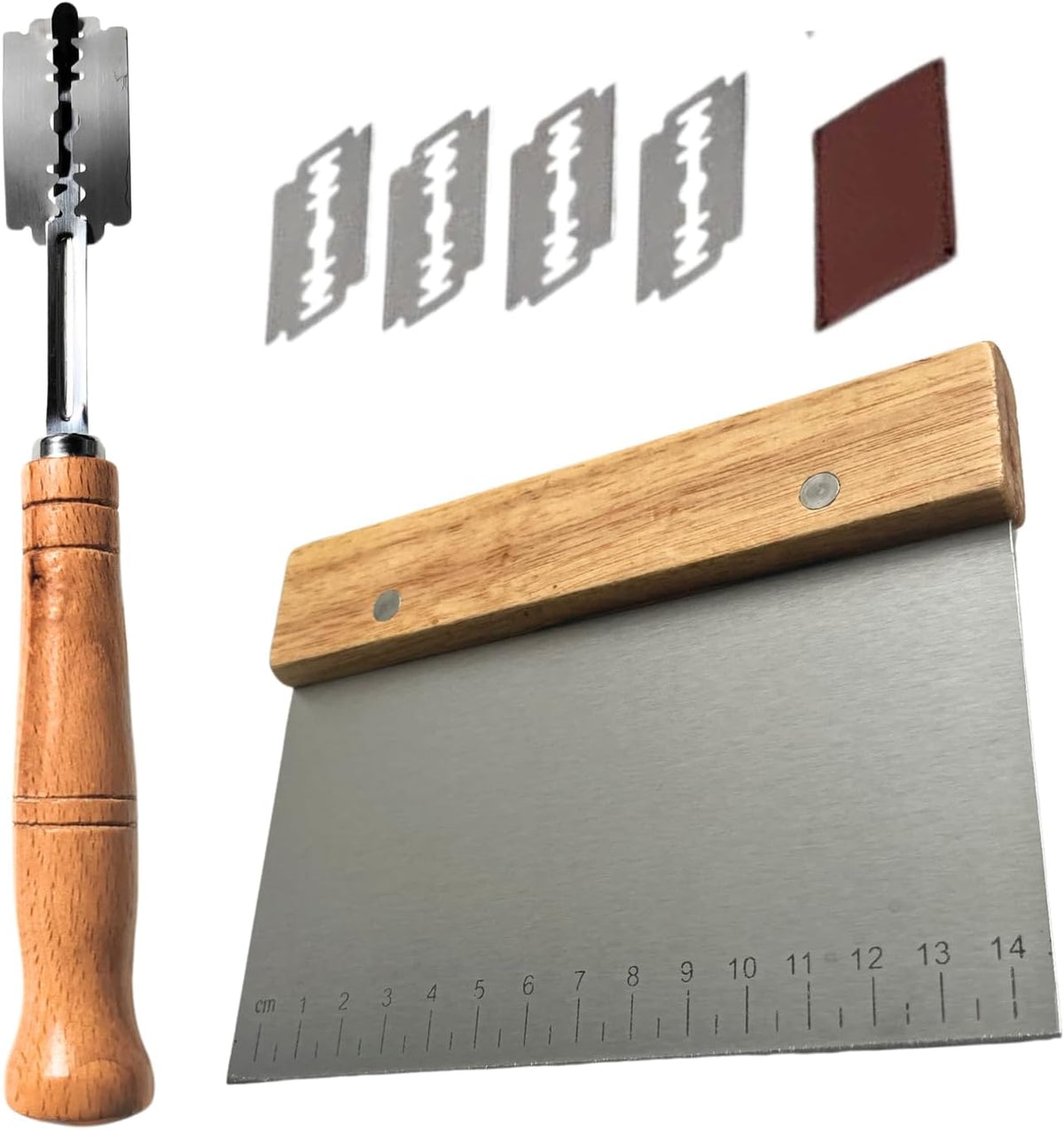 Rascador acero inox multiusos cortador pizza pan masa