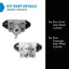 Set cilindros rueda trasera Honda Civic 01-05