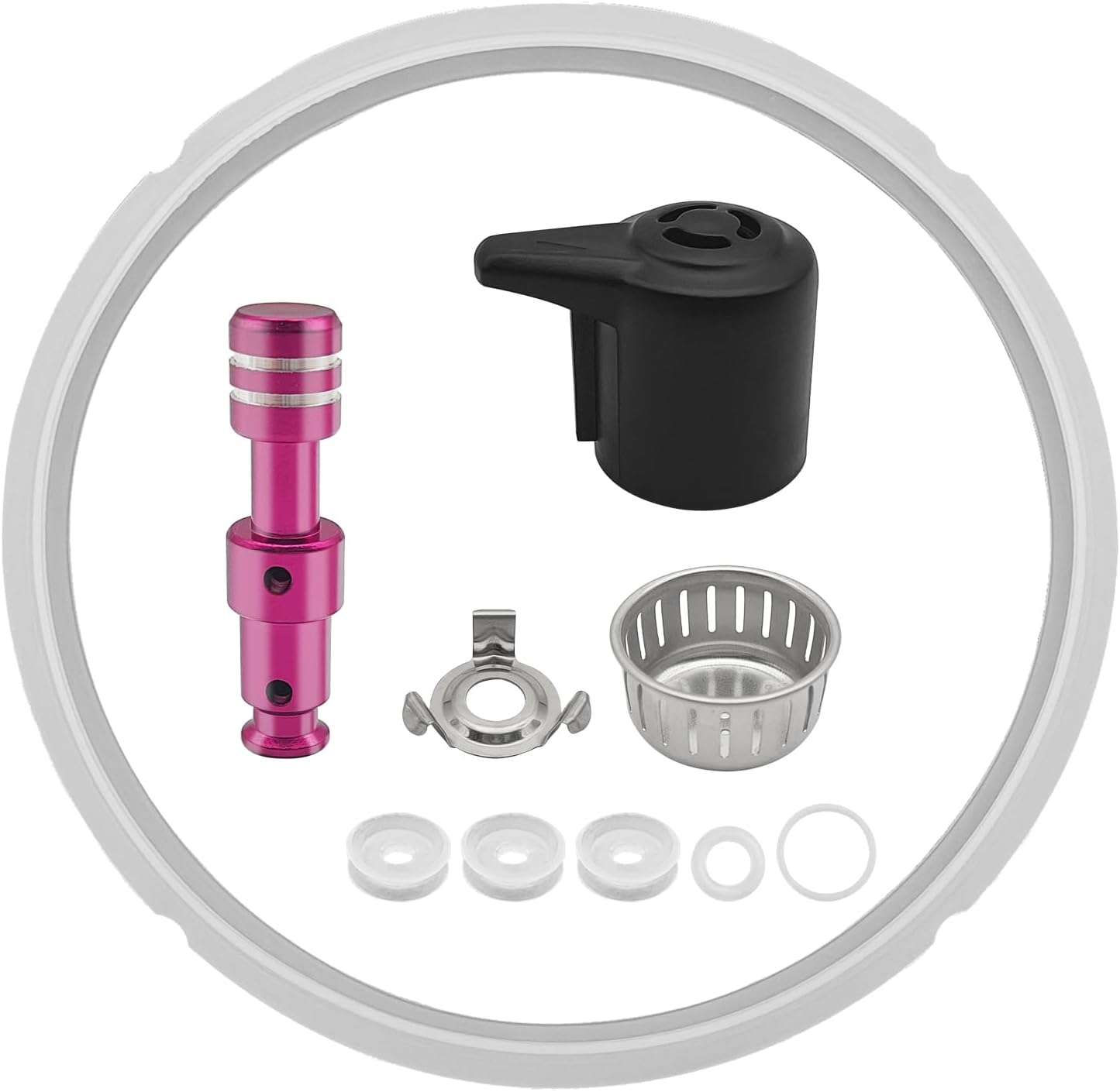 Juego accesorios olla presión 8qt anillo sellado