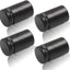 Tornillos separación letreros 3/4x1-3/16 pulg 4 soportes acrílico negro