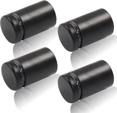 Tornillos separación letreros 3/4x1-3/16 pulg 4 soportes acrílico negro