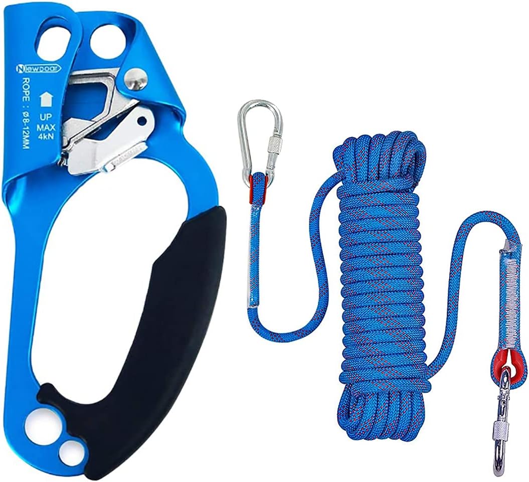 Cuerda escalada estática CE 33ft azul equipo rescate