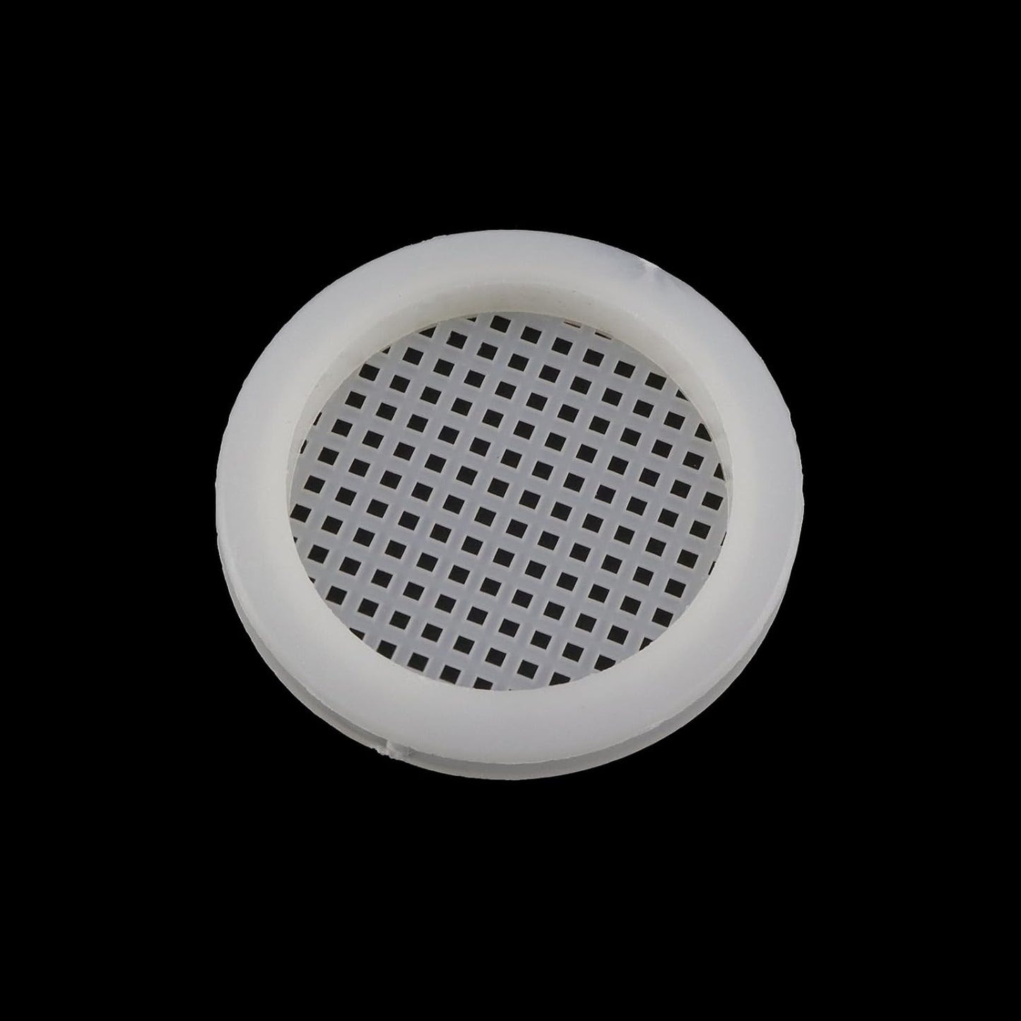 Ventilación de aire redonda plástico malla 2.64x0.2pulg paquete 10