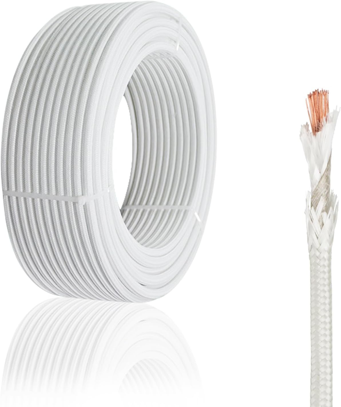 Cable fibra mica 14 AWG 14-16.4 pies resistente calor