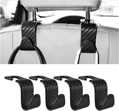 4 Ganchos Reposacabezas Asiento Coche Organizador Interior