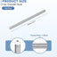 10 Pzas Varillas M8-1.25x140mm Acero Inox 304 Plateado