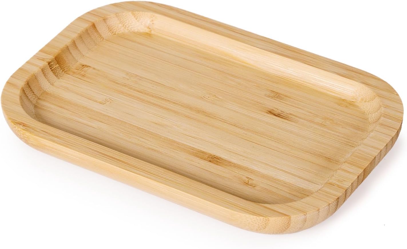 Bandeja tocador bambú cesta papel higiénico 7.8x5.1"