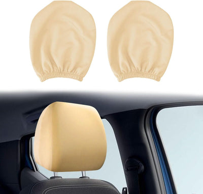 2 Pzas Protectores reposacabezas coche reutilizables anti-suciedad