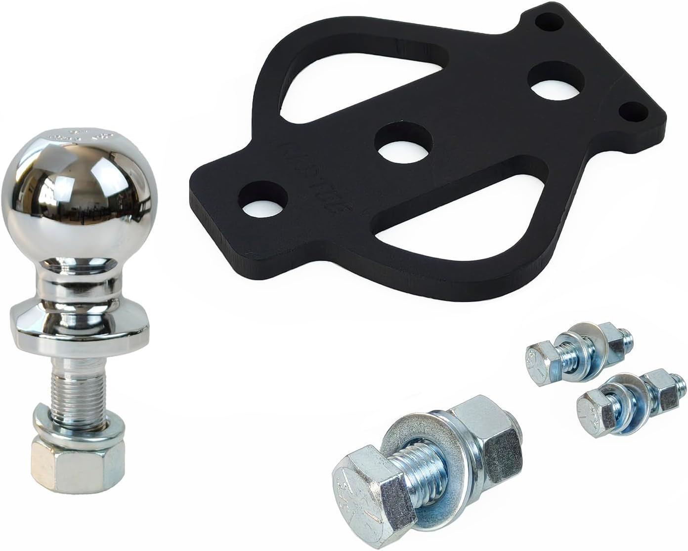 Adaptador enganche ATV/UTV 2" 3500lb 3en1