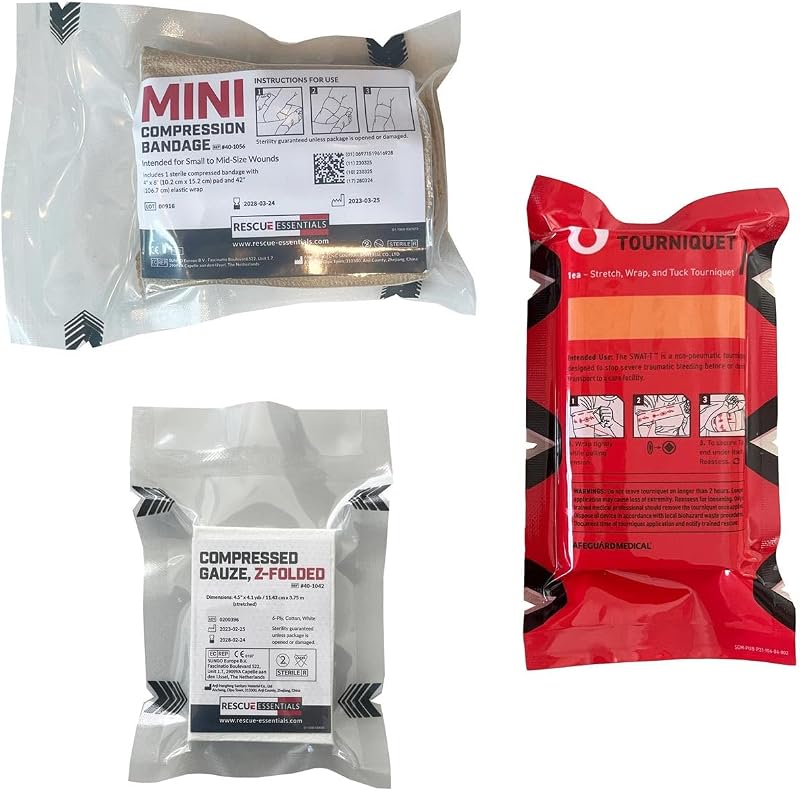 Kit de Trauma Mini TK para Primeros Auxilios y Emergencias