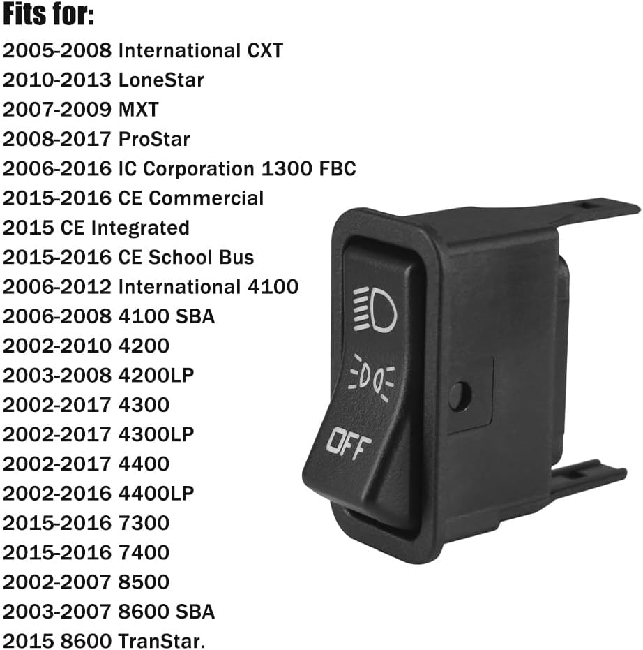 Interruptor faros 901-5130 para International CXT 07-17