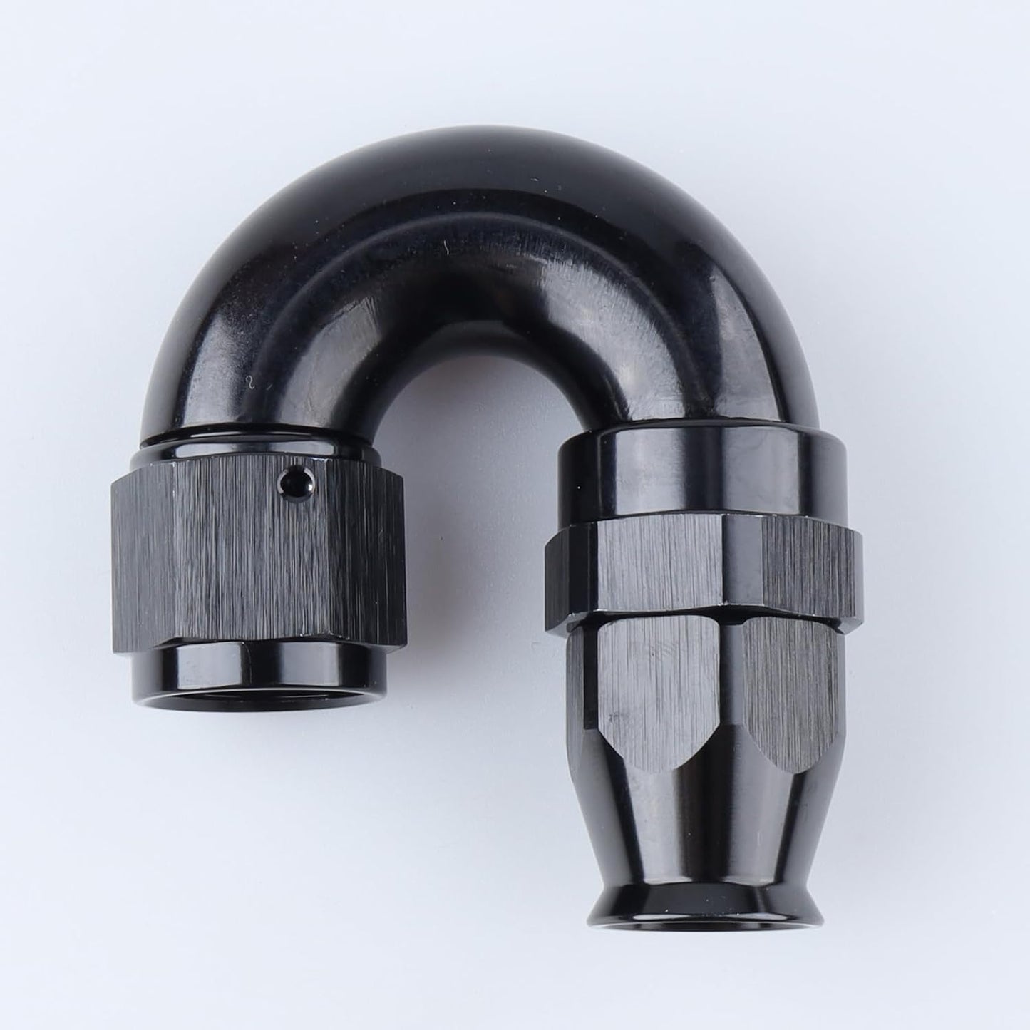 Conector manguera PTFE flujo completo AN8