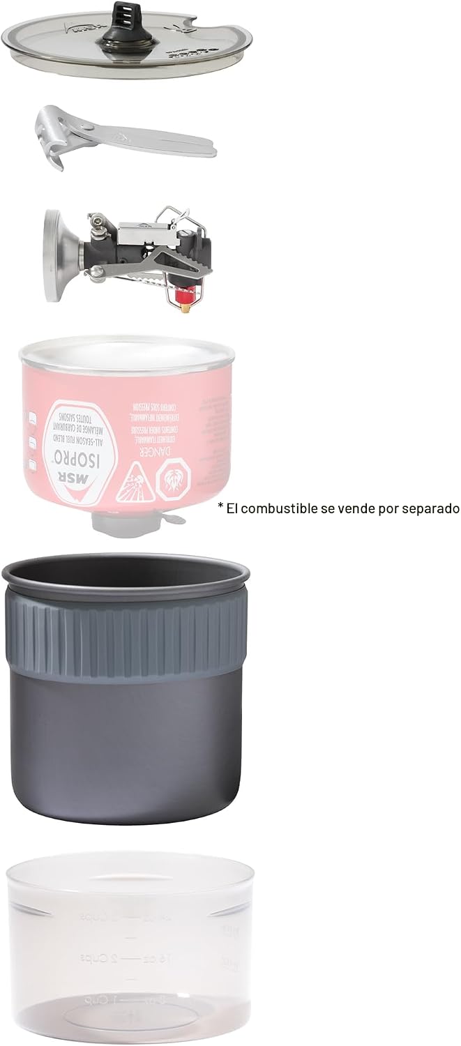 Set estufa ultraligera para acampar y mochilero