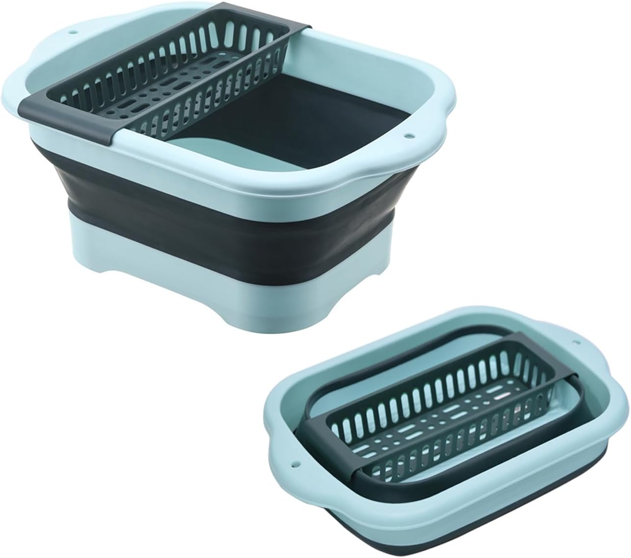 Fregadero plegable 11L con tapón drenaje ahorrar espacio