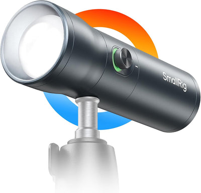 Linterna LED RGB 7500mAh con filtros 4 colores