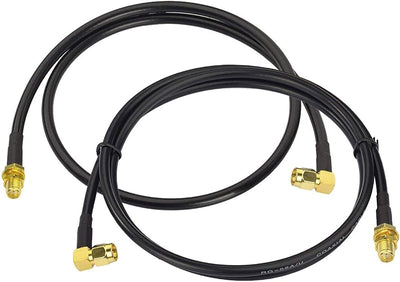 Cable extensión SMA macho a hembra RG58 3.3pies set 2