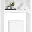 Armario inodoro puertas vidrio templado 66"