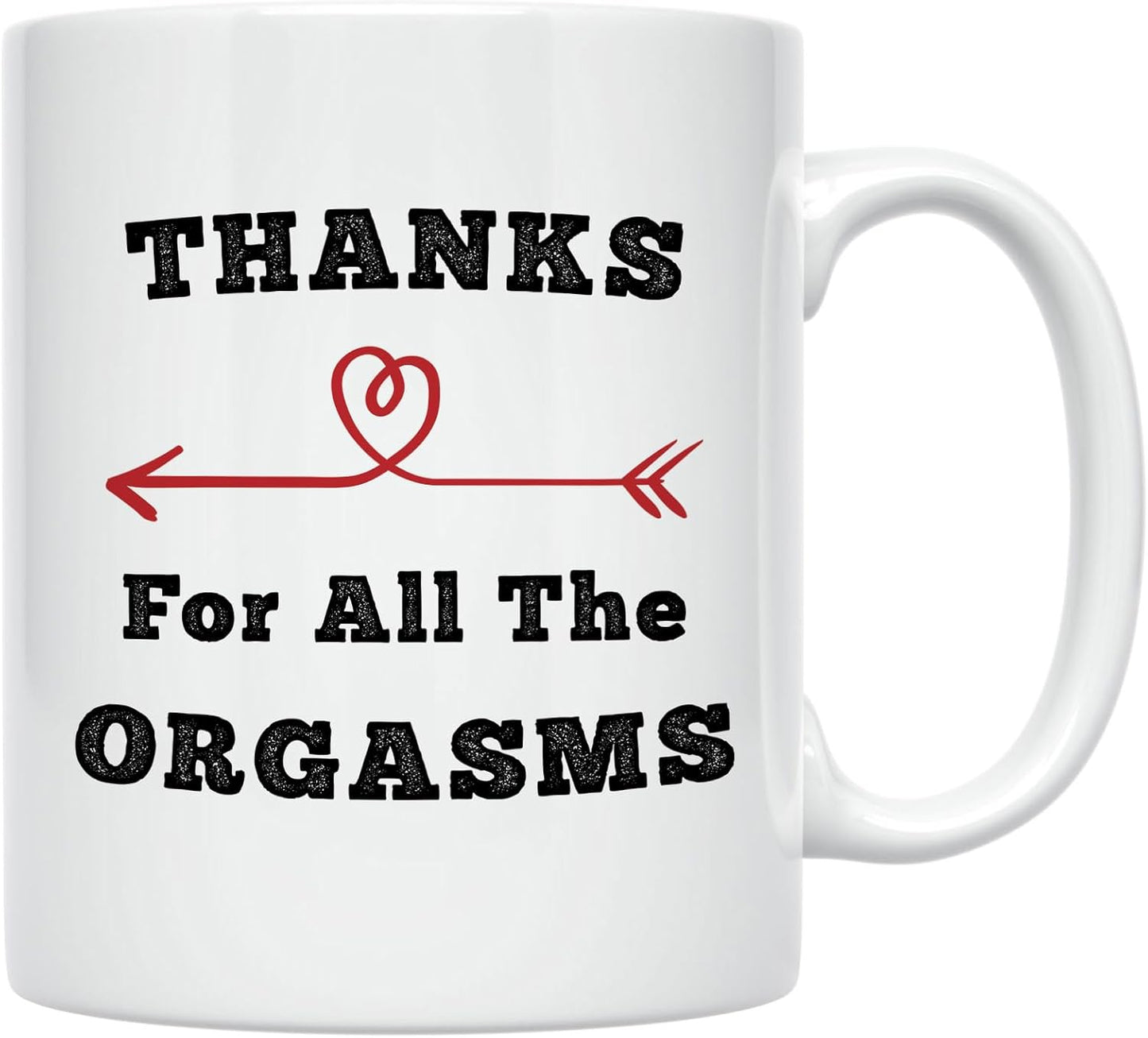 Taza café divertida para él cumpleaños aniversario San Valentín blanco