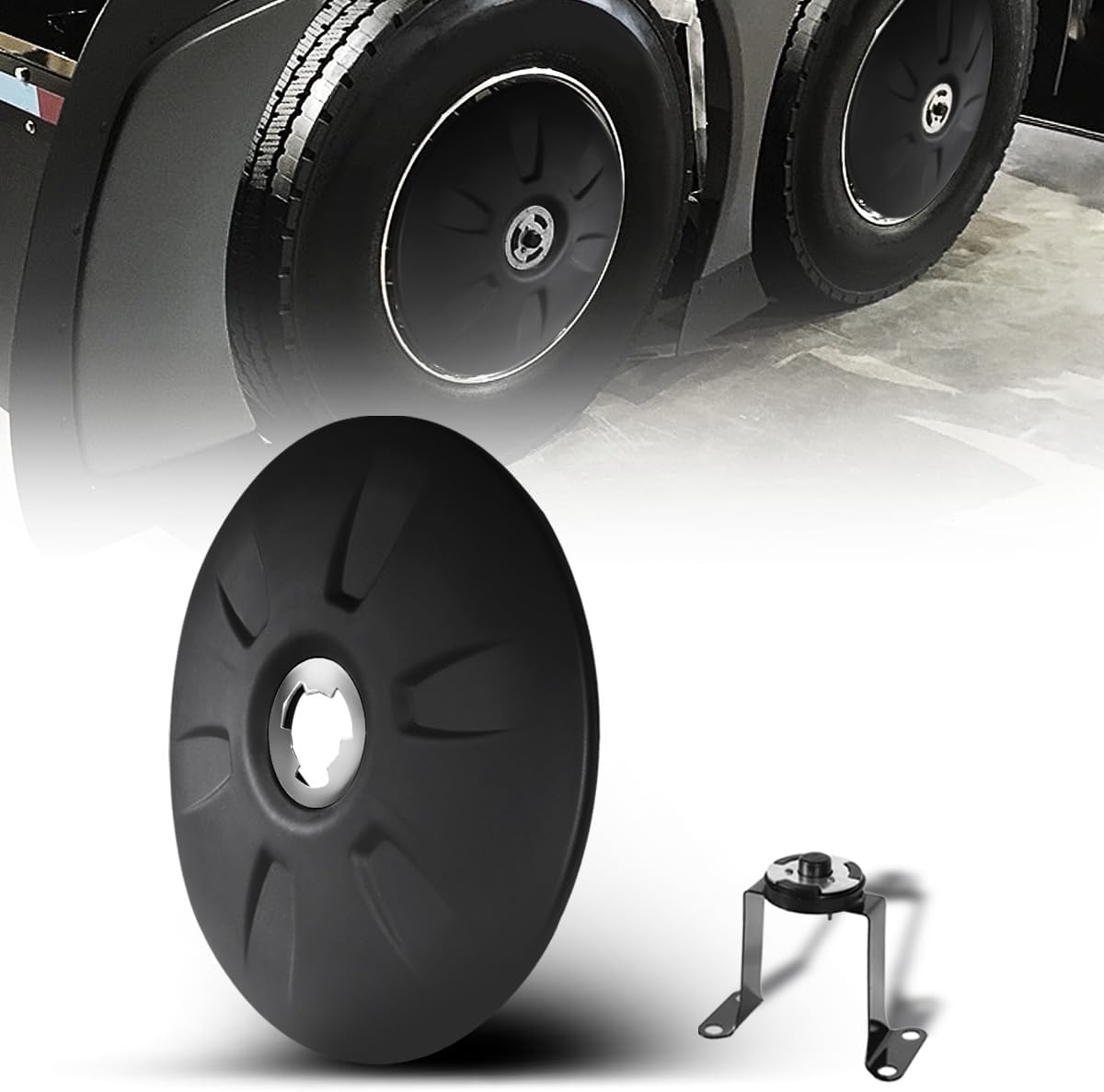 Tapa cubo talón Freightliner Cascadia 2018 con soporte
