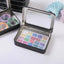 12 Latas Metal Rectangulares Tapas Transparentes 4.5x3.3"
