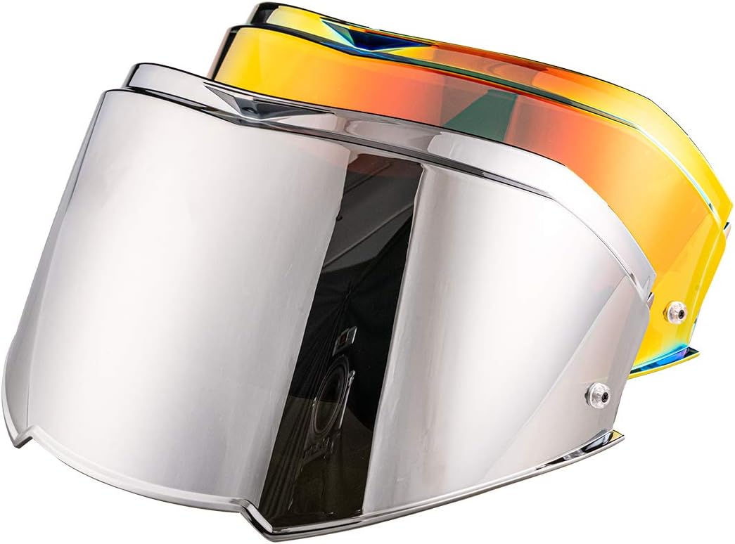 Visera escudo casco motocicleta Valiant II FF900 rojo