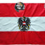 Bandera Austria 2x3ft cosida con grommets latón