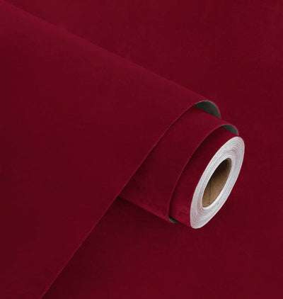 Papel tapiz terciopelo rojo burdeos autoadhesivo cajones