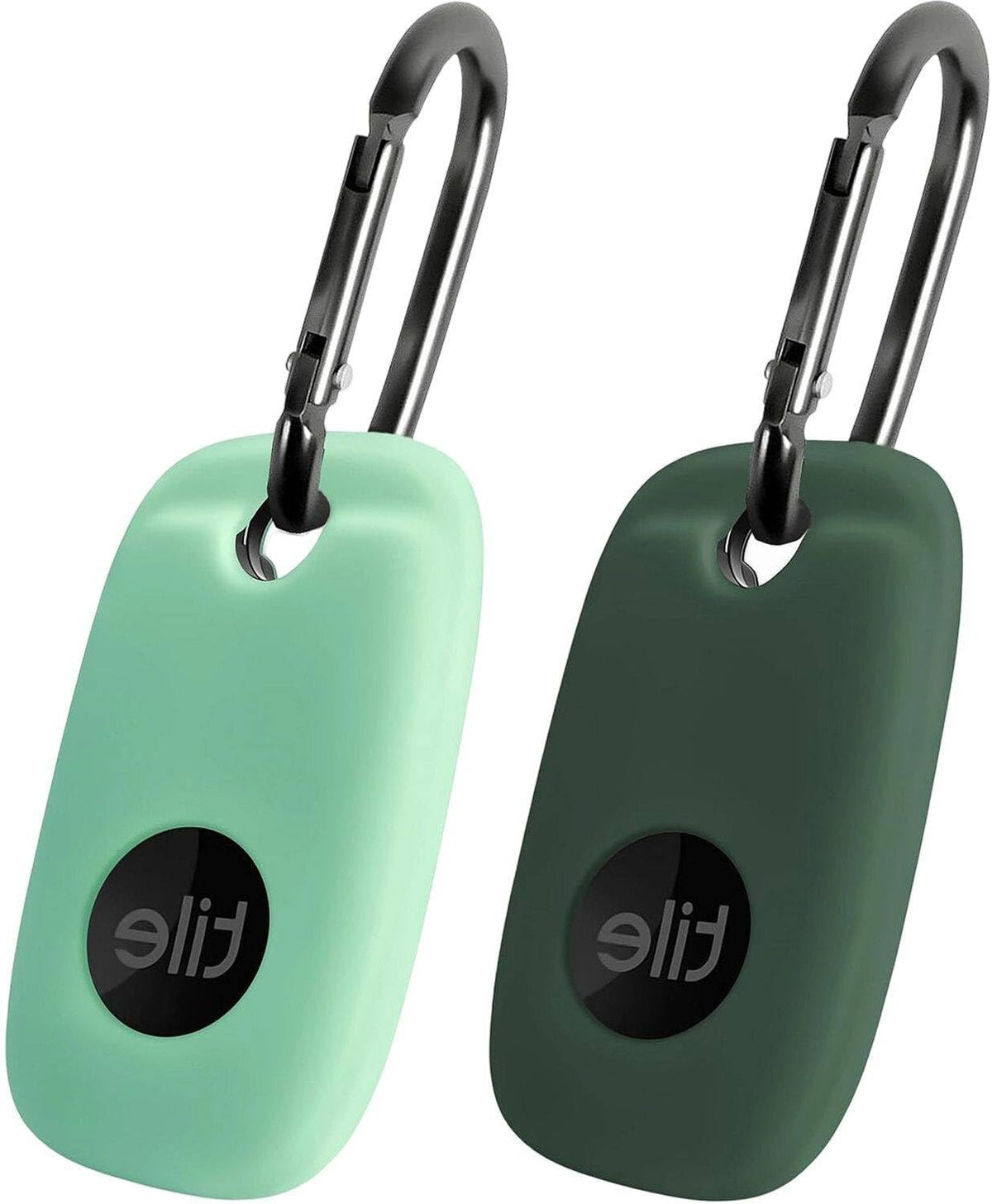 Funda silicona Tile Pro 2022 tracker con mosquetón 2uds menta