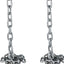 Cadenas acero levantamiento pesas 28-60lb