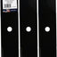 Set 3 cuchillas cortacéspedes 52" negro