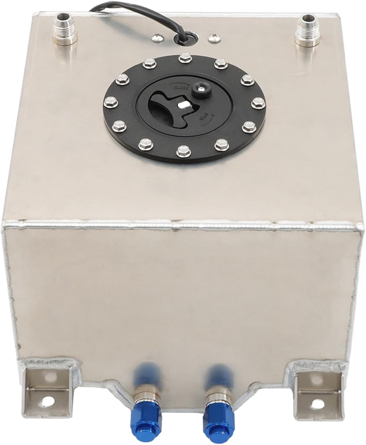 Tanque combustible universal 5gal aluminio pulido sensor