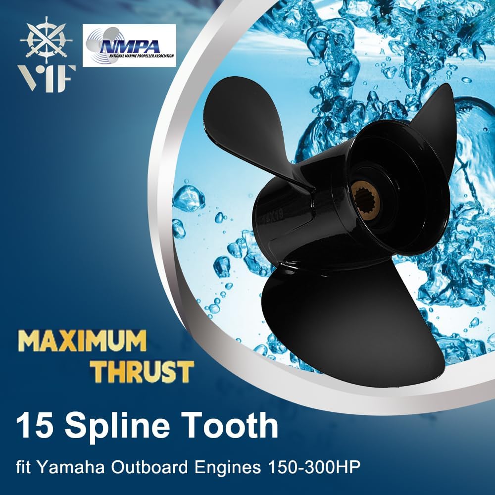 Propulsor aluminio comp Yamaha 150-300hp 15 dientes RH