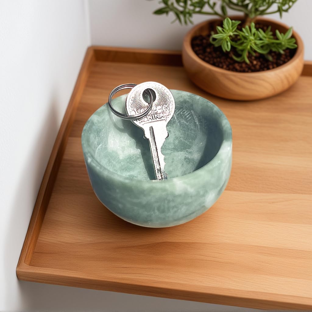 Plato para joyas anillo y cuenco llaves decoración mesa