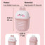 Cubo basura 0.4gal dormitorio 60 bolsas conejo blanco