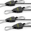 4 Correas Trinquete 1/8pulg Ajustables 10ft Polea Metal para Kayak