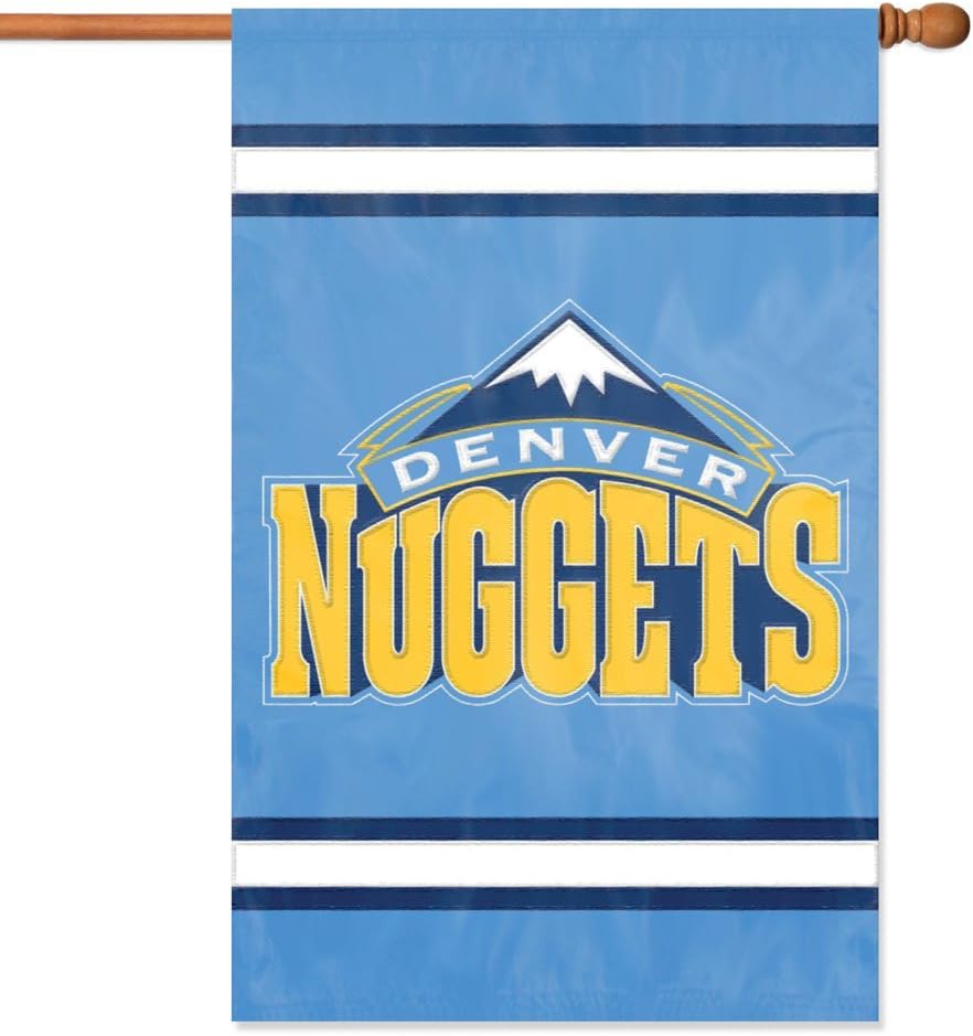 Bandera NBA 28x44" decoración pared deportiva
