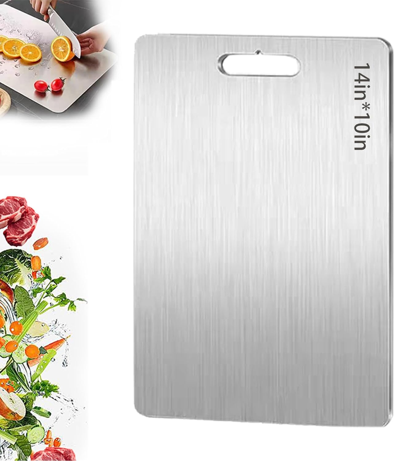 Tabla cortar titanio puro antiadherente doble cara cocina
