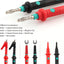 Kit 16 Pzas Cables Multímetro con Pinzas Cocodrilo