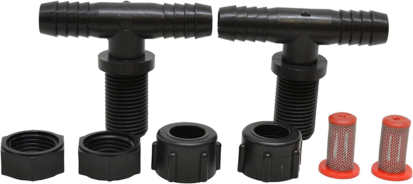 Kit boquilla en T 11/16 MPS x 1/2 HB 2 Pzas