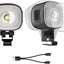 2 Faros delanteros para zapatos con clip iluminados