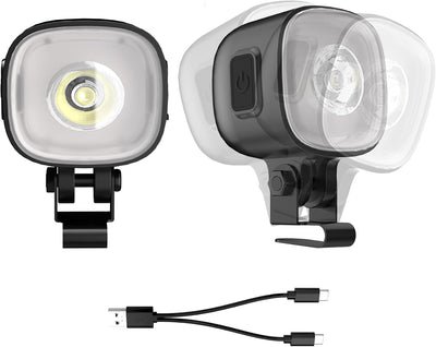 2 Faros delanteros para zapatos con clip iluminados