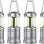 Farol LED campamento 500 lúmenes plegable con pilas pack 4