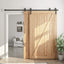 Kit herrajes puerta corrediza granero 8ft doble madera
