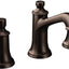 Grifo lavabo Moen Dartmoor bronce aceitado 3 agujeros