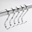 9 Pzas Gancho Acero Inox 3" Forma S para Cocina y Oficina