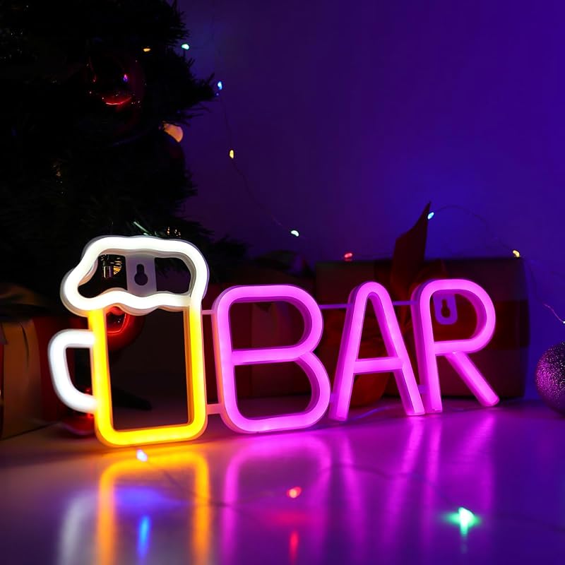 Letreros neón LED USB para decoración pared
